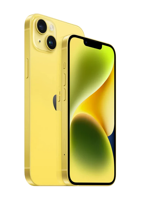 Iphone mostrando cámara frontal y trasera