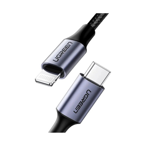 Cable Ugreen Lightning a USB-C Nylon Trenzado 1.0M