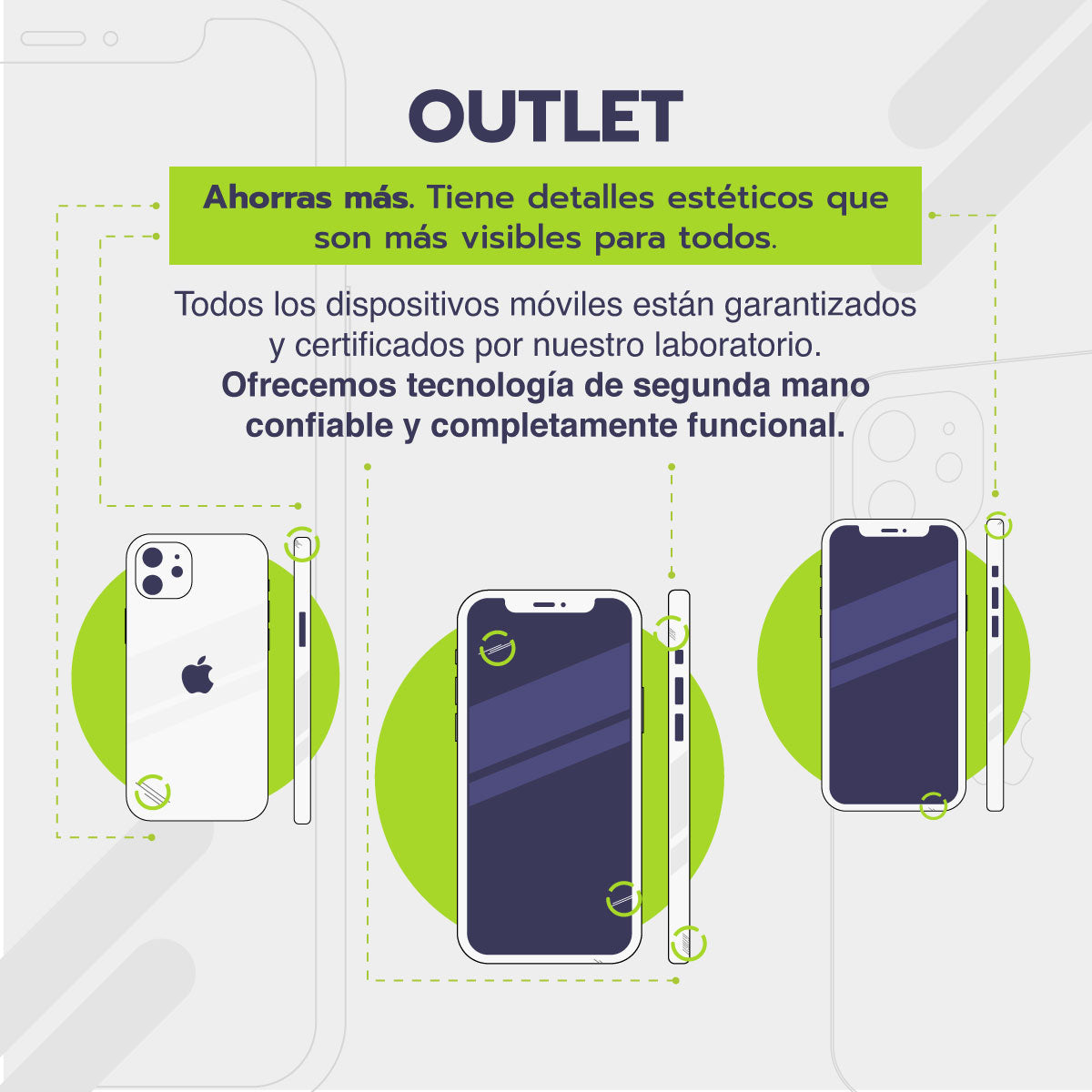 popup Nuestros Outlet son Top.