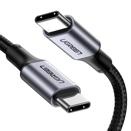 Cable Ugreen USB-C a USB-C Nylon Trenzado 2.0M 100W